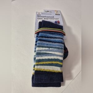 Smartwool Kids' Wintersport Socks Merino Wool Sz Large Over The Calf Height